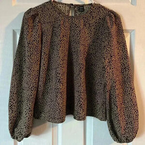 Women’s Shein Speckled Blouse. Size XS